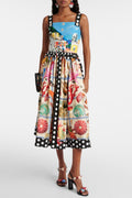Melina Print Midi Dress