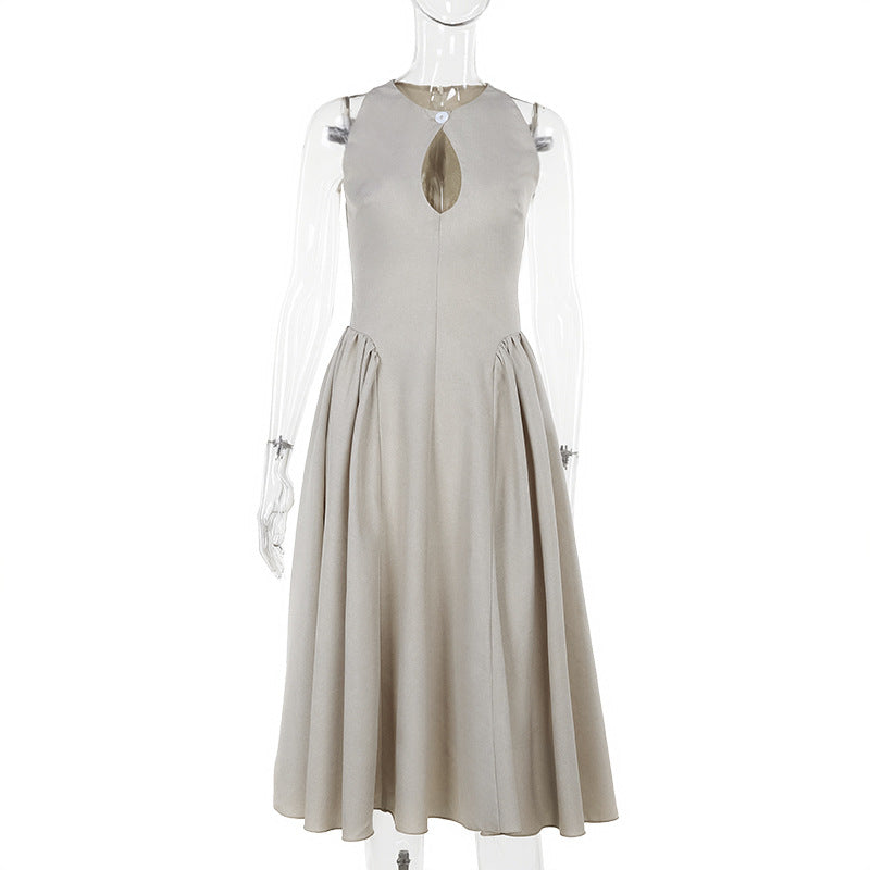 Midi Dress Cutout A Line