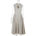 Midi Dress Cutout A Line