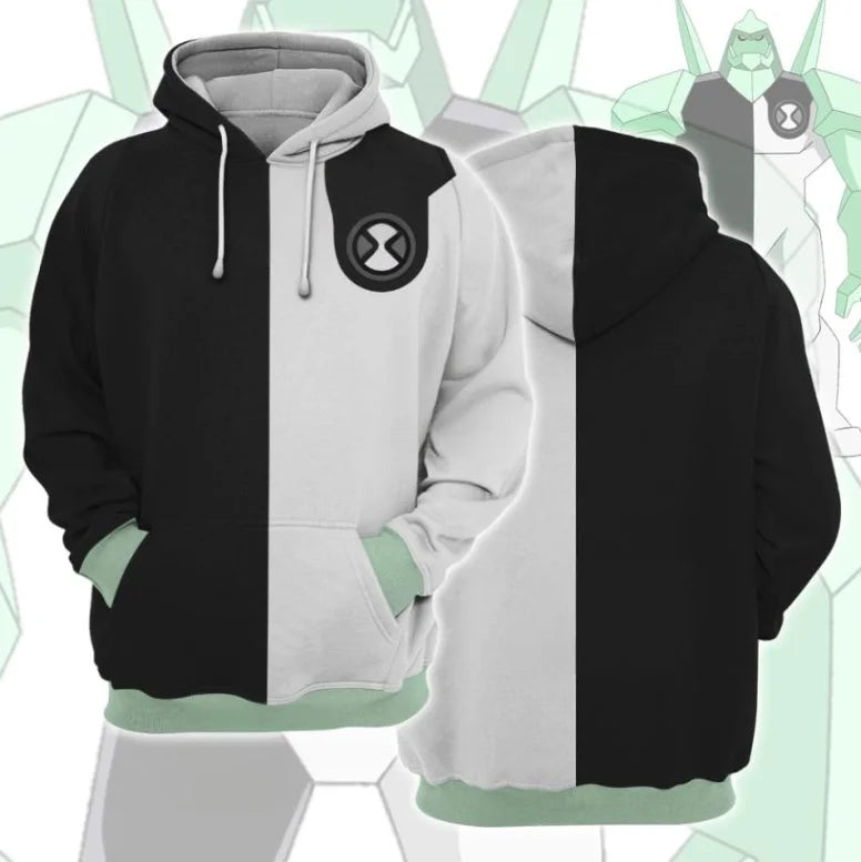 Popular Ben 10 Omnitrix Cosplay Hoodies 3D Ben Tennyson Printed Anime Cartoon Sweatshirt Summer Men Women Tracksuit Y2k Pullover