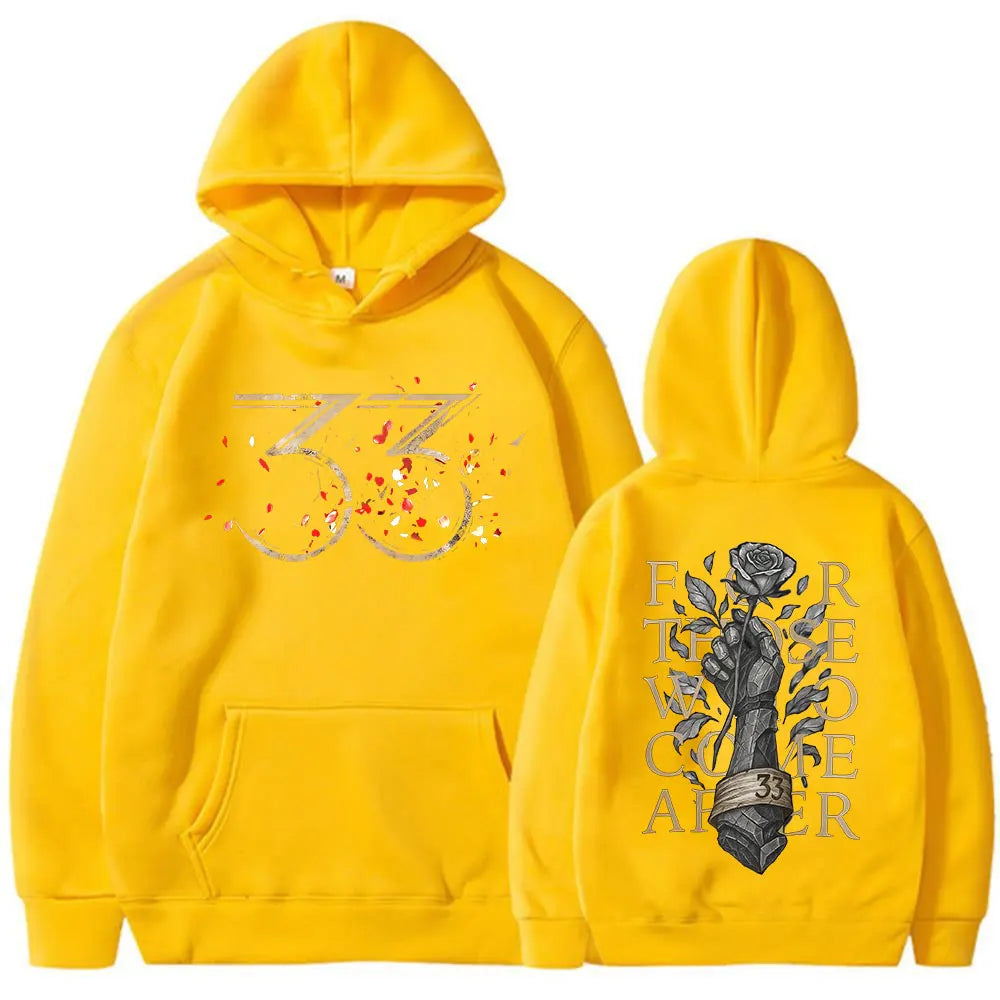 Game Clair Obscur Expedition 33 for Those Who Come After Hoodies Men Clothing Casual Long Sleeves Hooded Sweatshirts Streetwear