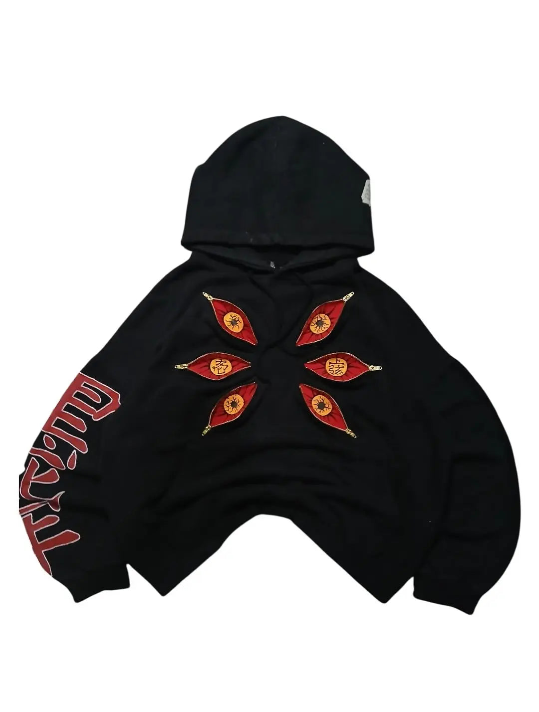 Punk Six Eye Kokushibo Graphic Oversized Hoodies Gothic Casual Hoodie Sweatshirts Streetwear Harajuku Y2k Men Women Clothing