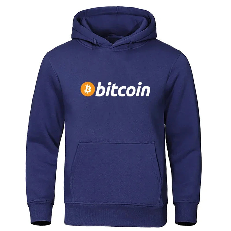 Men Bitcoin Printed Hoodies Hot Sale Men Casual Fashion Hoody Men Women Vintage Casual Sweatshirt Unisex Long Sleeve Pullovers