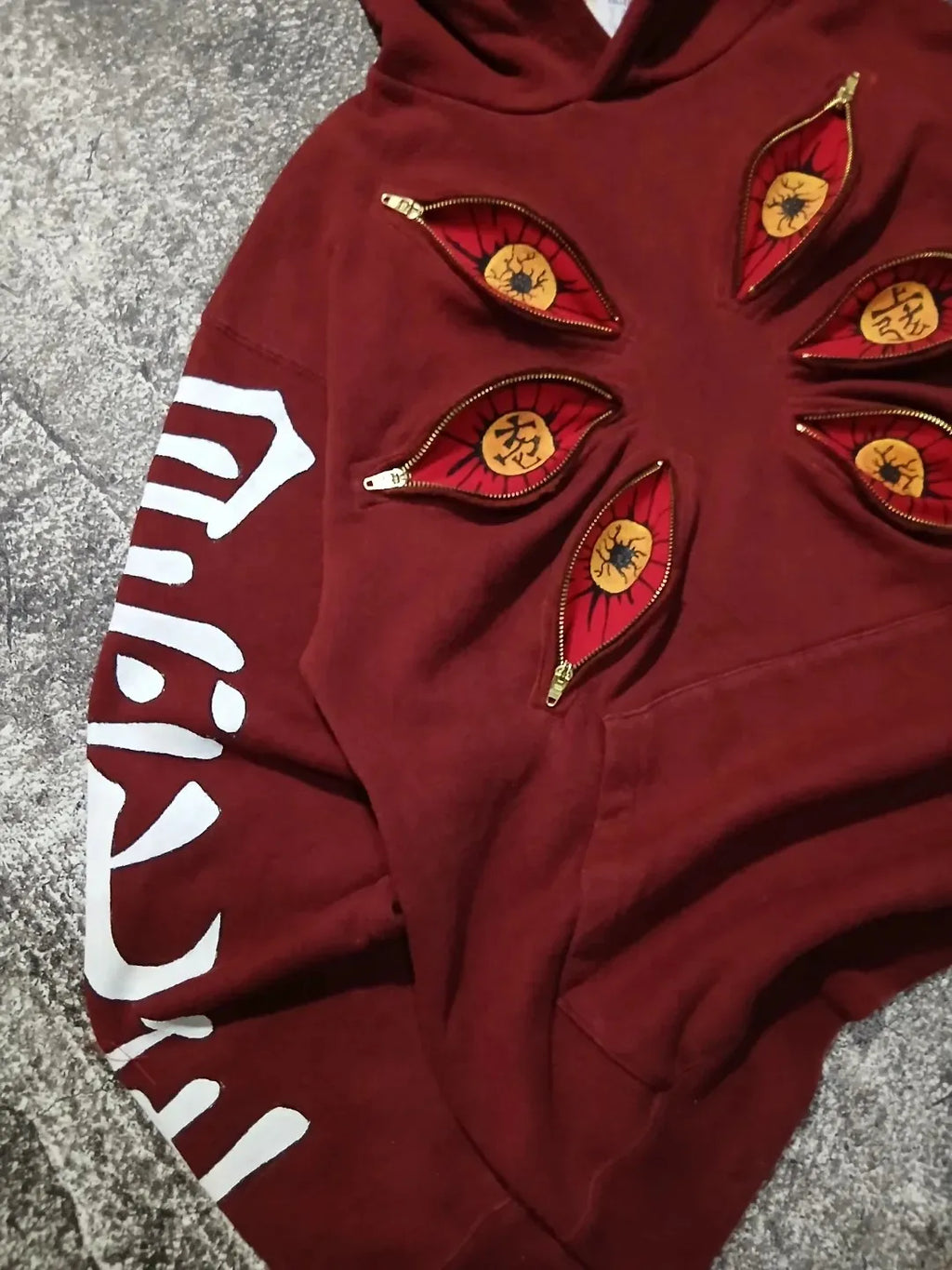 Punk Six Eye Kokushibo Graphic Oversized Hoodies Gothic Casual Hoodie Sweatshirts Streetwear Harajuku Y2k Men Women Clothing