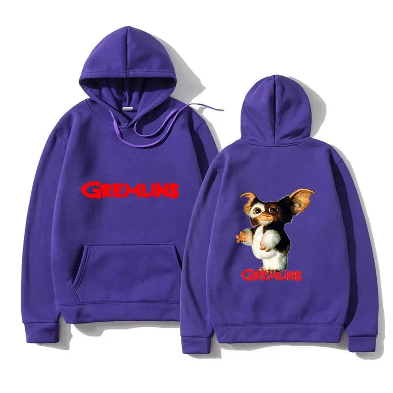 2024 Men's Hoodies Gremlins Gizmo Kawaii Printed Pullover Cotton Men New Casual Clothes Leisure Sportswear Women Fashion Hoody