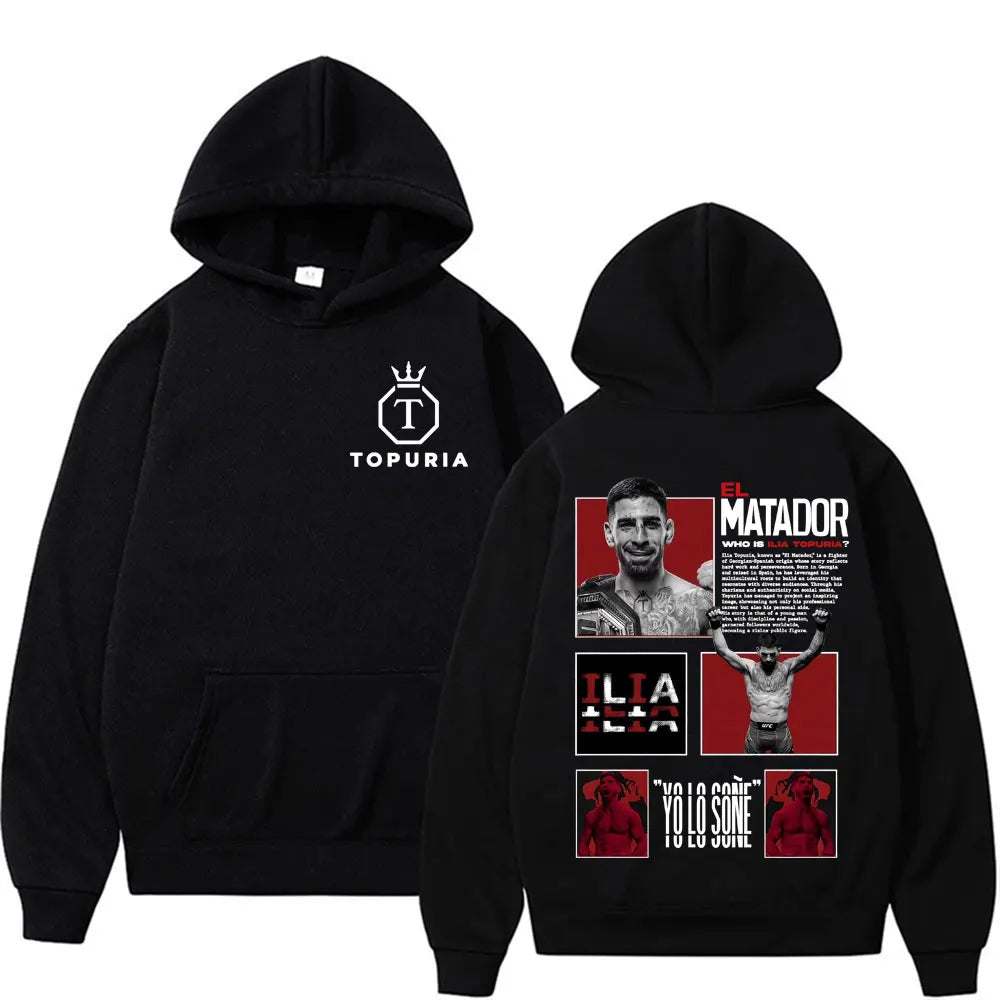 Vintage Graphic Hoodies Men's Clothing Fashion Gothic Oversized Hoodie Casual Fleece Comfort Sweatshirts