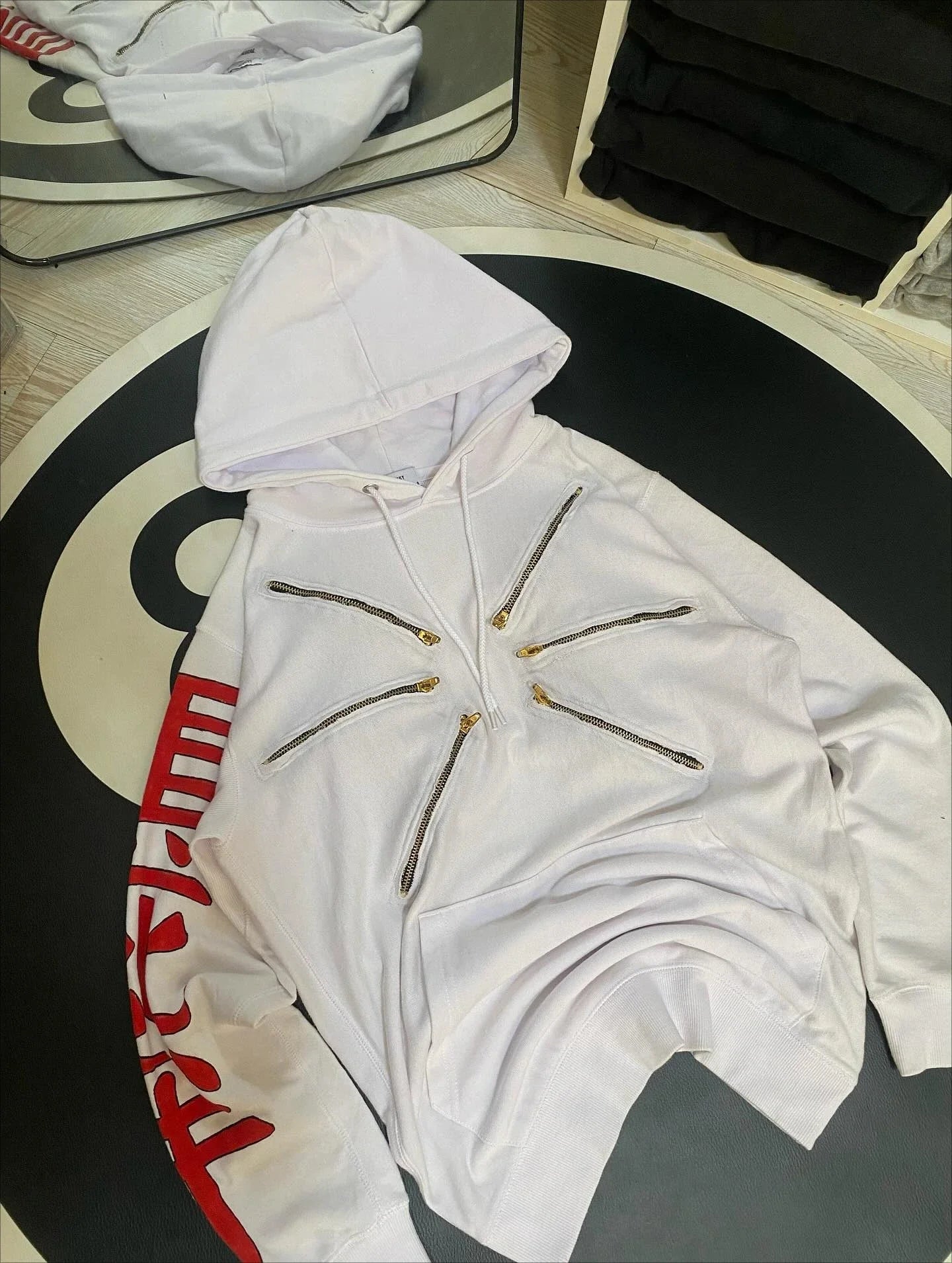 Punk Six Eye Kokushibo Graphic Oversized Hoodies Gothic Casual Hoodie Sweatshirts Streetwear Harajuku Y2k Men Women Clothing