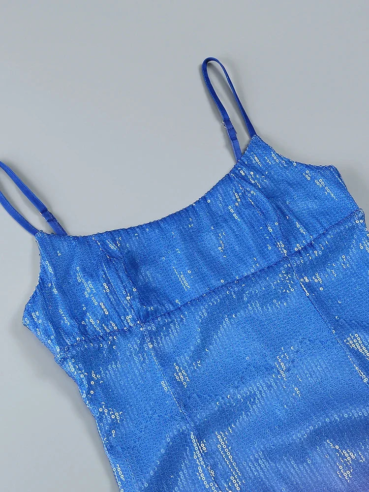 Sequin Ombre Midi Dress