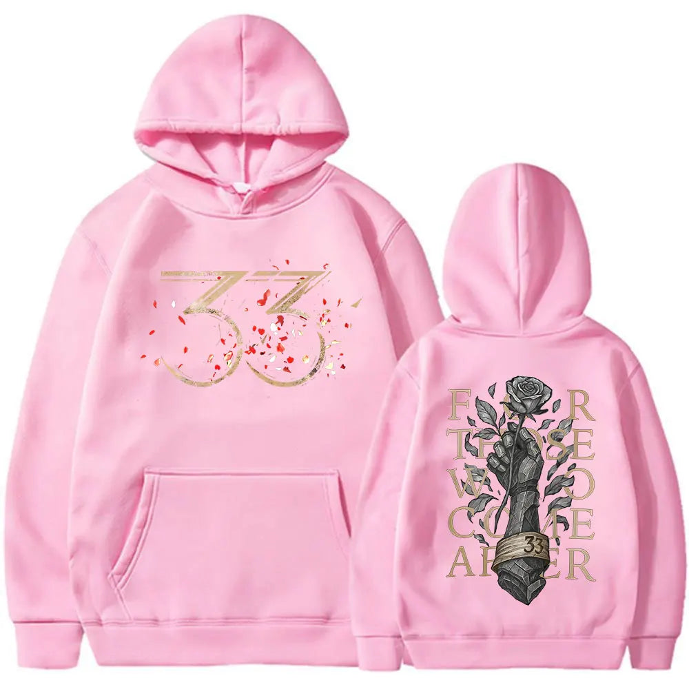 Game Clair Obscur Expedition 33 for Those Who Come After Hoodies Men Clothing Casual Long Sleeves Hooded Sweatshirts Streetwear