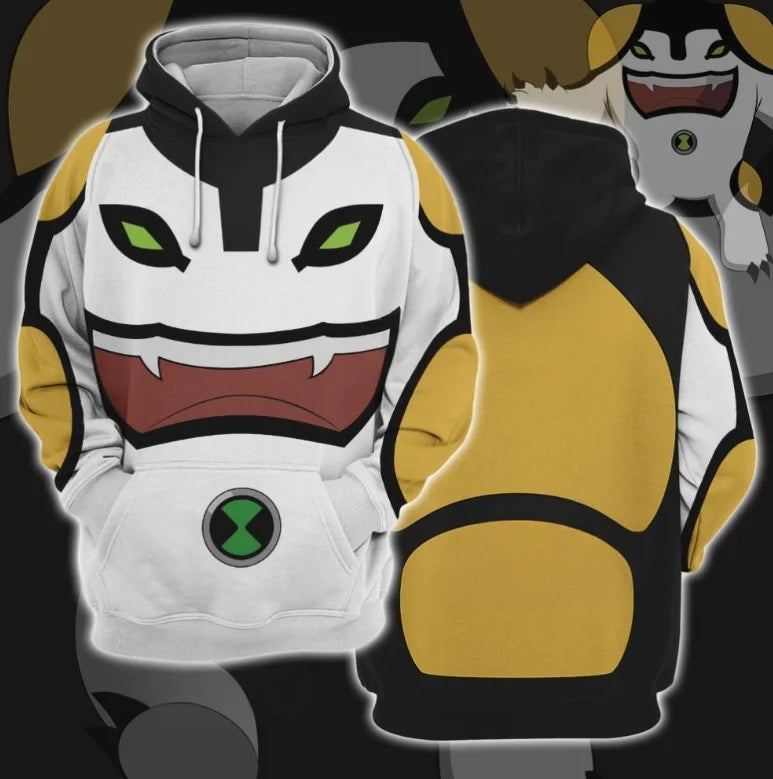 Popular Ben 10 Omnitrix Cosplay Hoodies 3D Ben Tennyson Printed Anime Cartoon Sweatshirt Summer Men Women Tracksuit Y2k Pullover