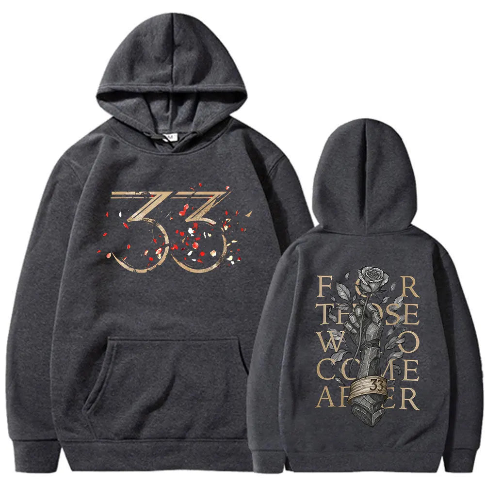 Game Clair Obscur Expedition 33 for Those Who Come After Hoodies Men Clothing Casual Long Sleeves Hooded Sweatshirts Streetwear