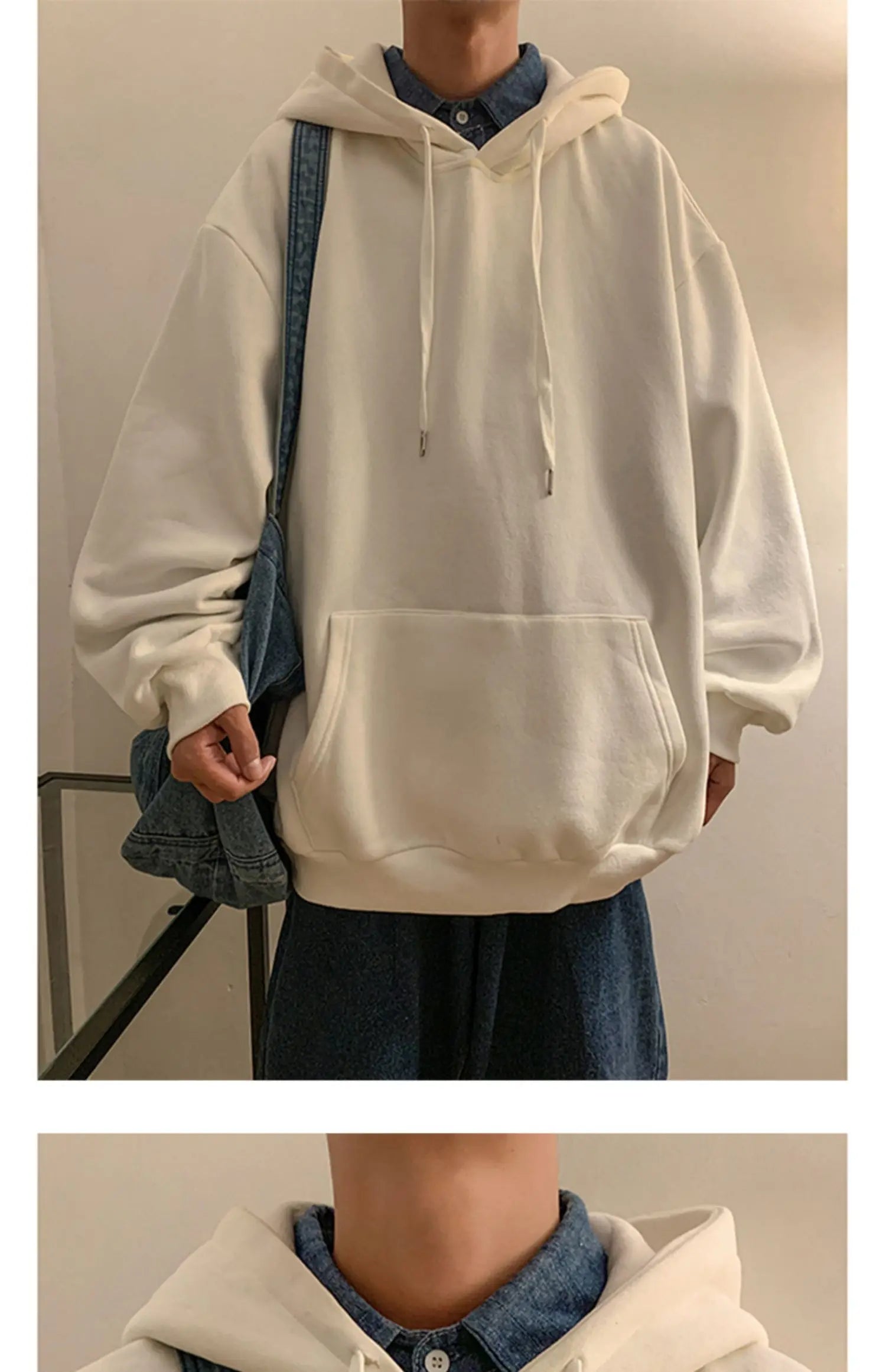 6 Colors Spring Autumn Hoodie Men Harajuku Fashion Casual Oversized Hoodies Couples Loose Hooded Sweatshirt Streetwear