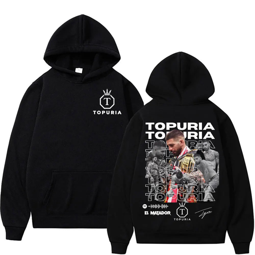 Vintage Graphic Hoodies Men's Clothing Fashion Gothic Oversized Hoodie Casual Fleece Comfort Sweatshirts