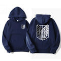 Men's Hoodie Anime Hoodies Men and Women Streetwear Pullover Harajuku Shingeki No Kyojin Hoodies Sweatshirt