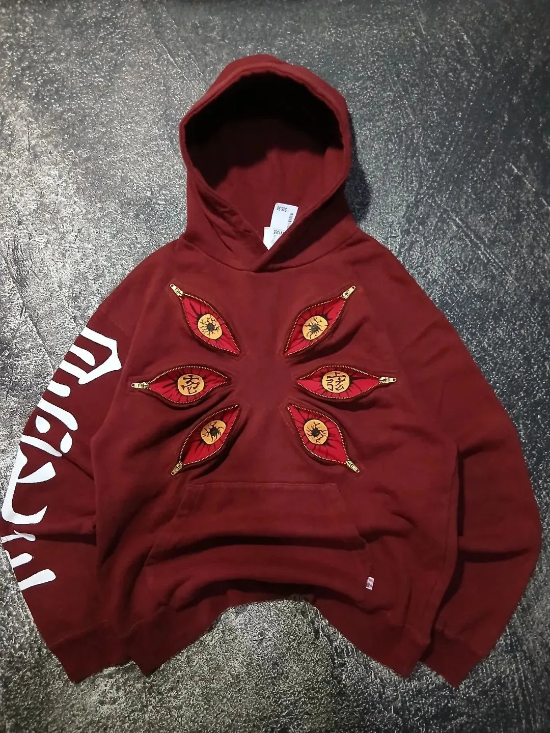 Punk Six Eye Kokushibo Graphic Oversized Hoodies Gothic Casual Hoodie Sweatshirts Streetwear Harajuku Y2k Men Women Clothing