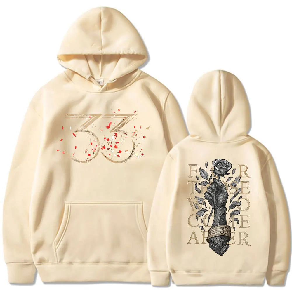 Game Clair Obscur Expedition 33 for Those Who Come After Hoodies Men Clothing Casual Long Sleeves Hooded Sweatshirts Streetwear