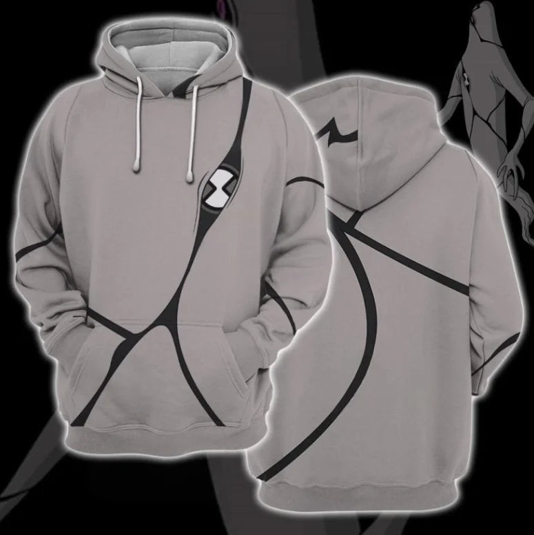 Popular Ben 10 Omnitrix Cosplay Hoodies 3D Ben Tennyson Printed Anime Cartoon Sweatshirt Summer Men Women Tracksuit Y2k Pullover
