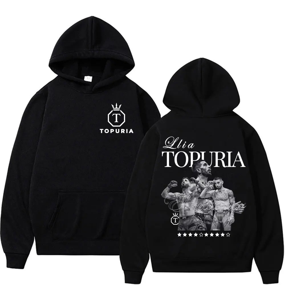 Vintage Graphic Hoodies Men's Clothing Fashion Gothic Oversized Hoodie Casual Fleece Comfort Sweatshirts
