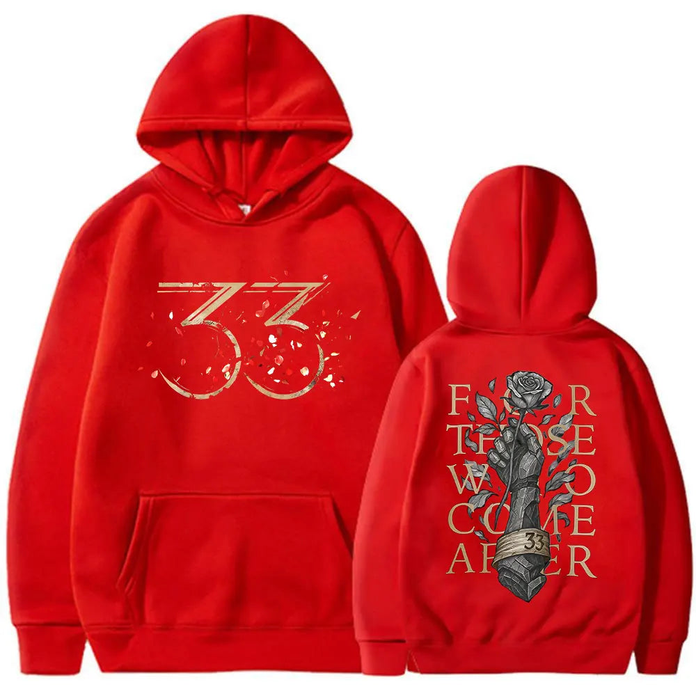 Game Clair Obscur Expedition 33 for Those Who Come After Hoodies Men Clothing Casual Long Sleeves Hooded Sweatshirts Streetwear