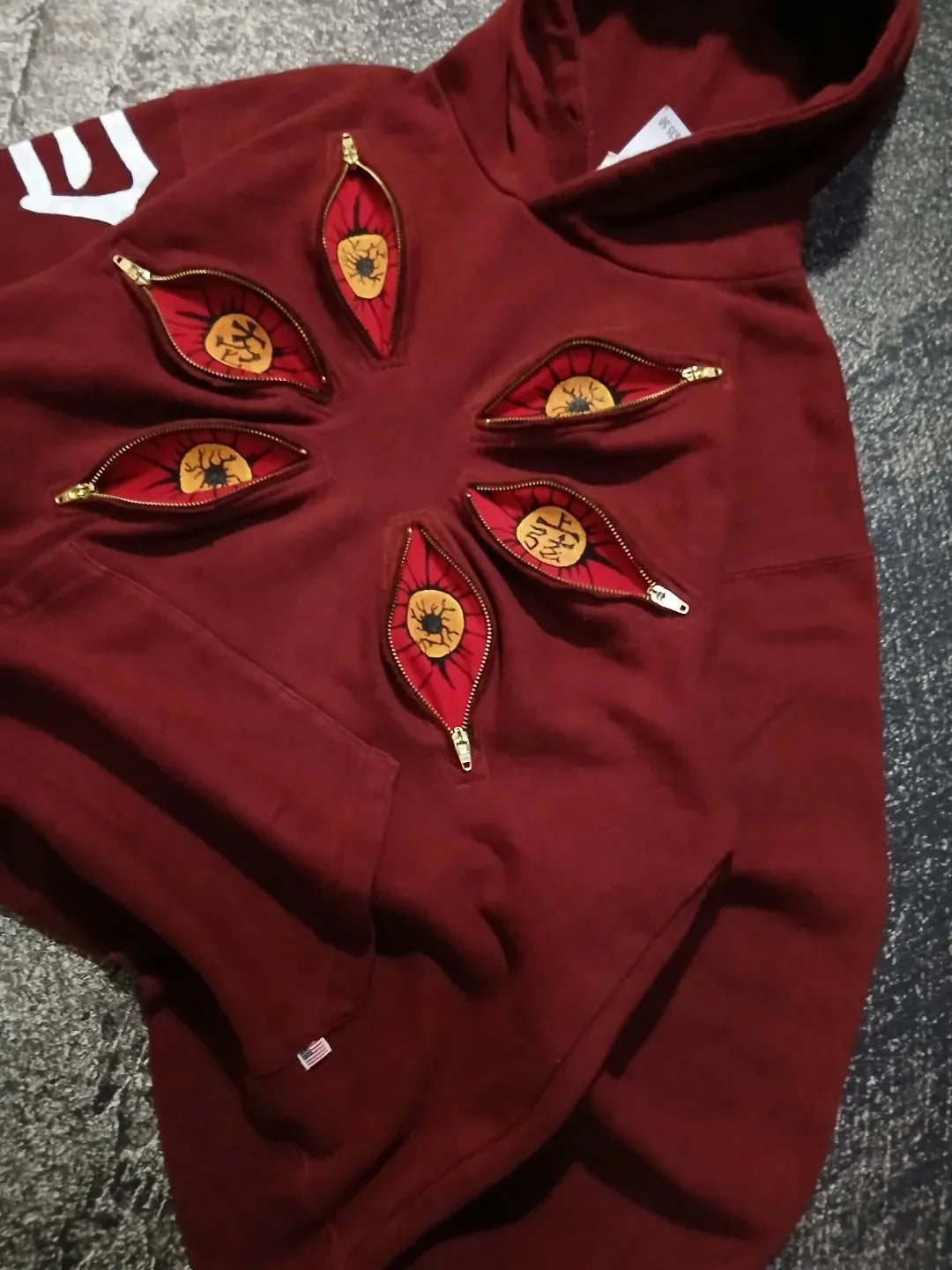 Punk Six Eye Kokushibo Graphic Oversized Hoodies Gothic Casual Hoodie Sweatshirts Streetwear Harajuku Y2k Men Women Clothing