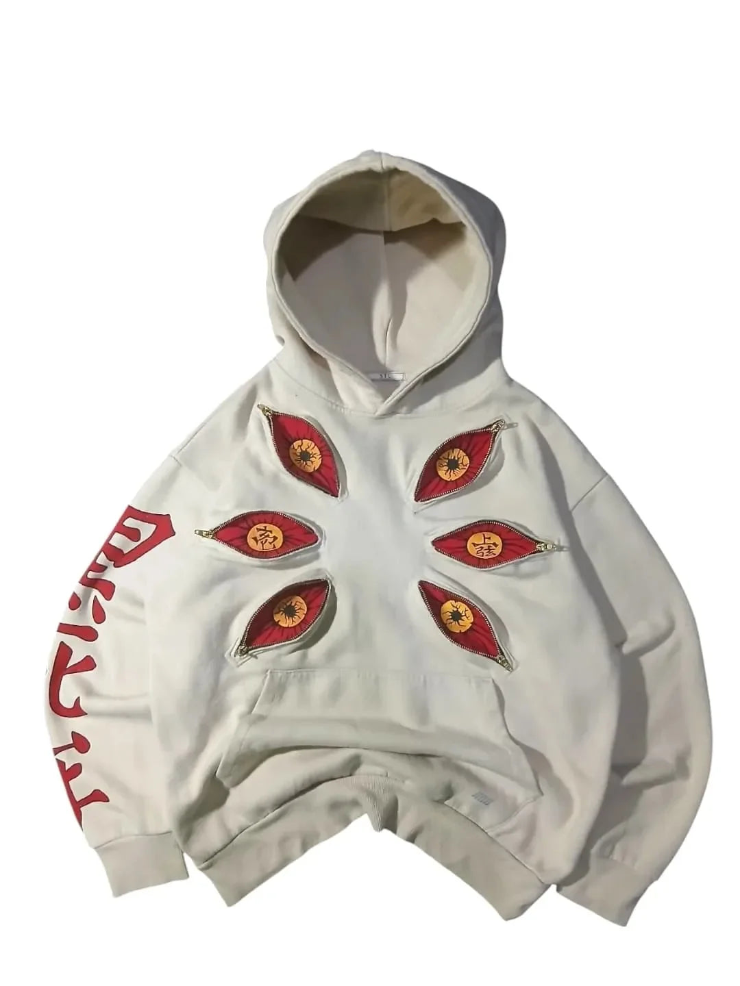 Punk Six Eye Kokushibo Graphic Oversized Hoodies Gothic Casual Hoodie Sweatshirts Streetwear Harajuku Y2k Men Women Clothing