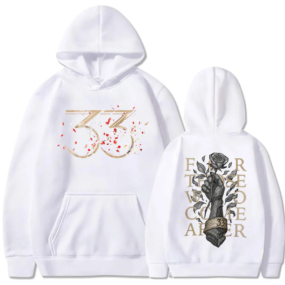 Game Clair Obscur Expedition 33 for Those Who Come After Hoodies Men Clothing Casual Long Sleeves Hooded Sweatshirts Streetwear