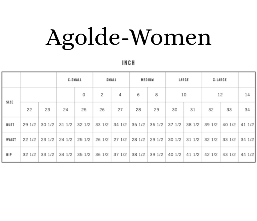 Agolde - Low Rise Slim Jeans