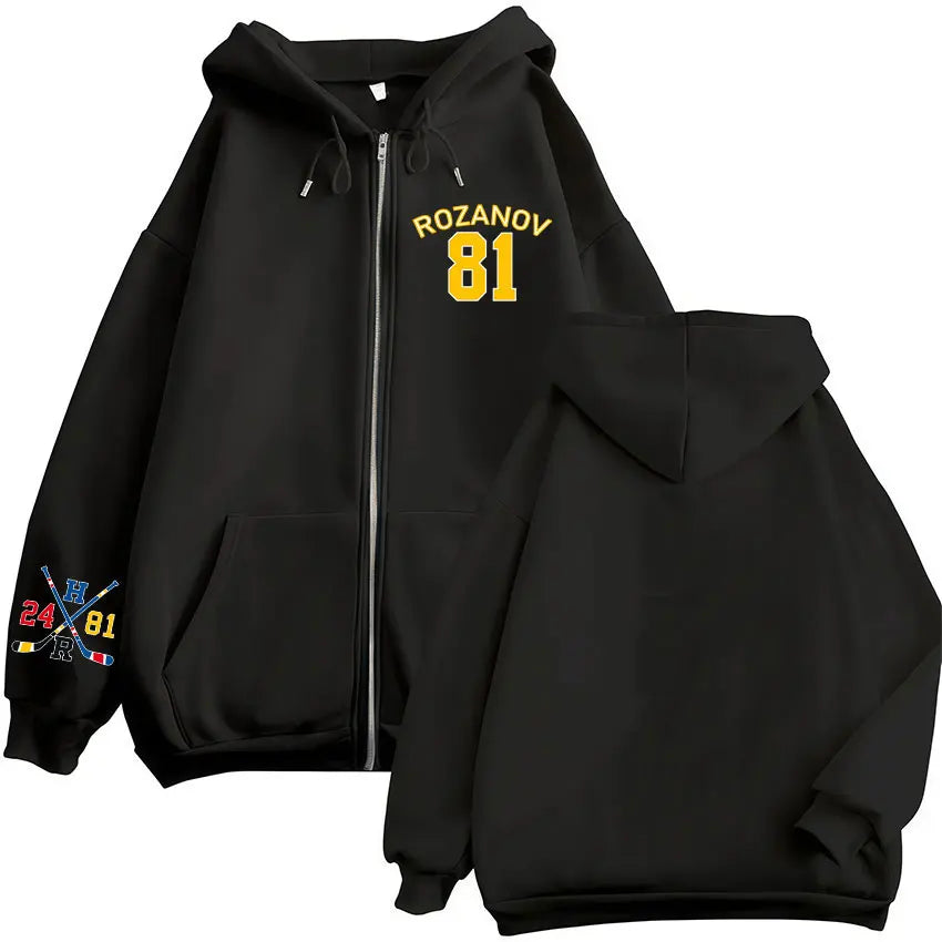 Heated Rivalry Shane Hollander? Ilya Rozanov Hollanov 24 81 Merch Zipper Hoodies Men Women Zip Up Sweatshirts Long Sleeve Jacket