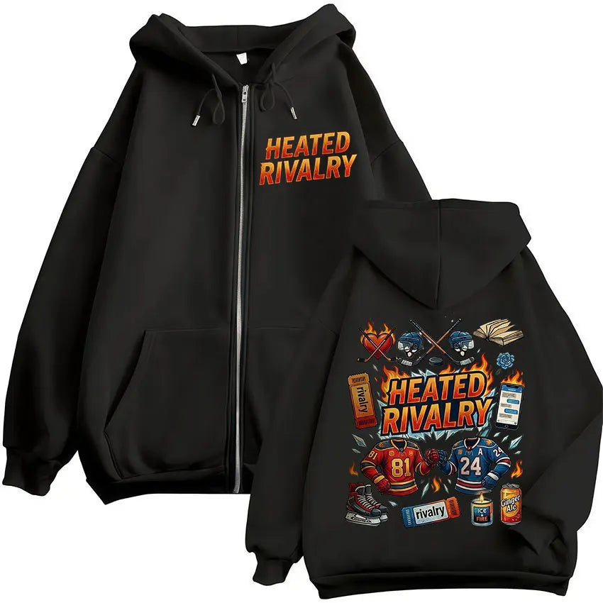 Heated Rivalry Shane Hollander? Ilya Rozanov Hollanov 24 81 Merch Zipper Hoodies Men Women Zip Up Sweatshirts Long Sleeve Jacket