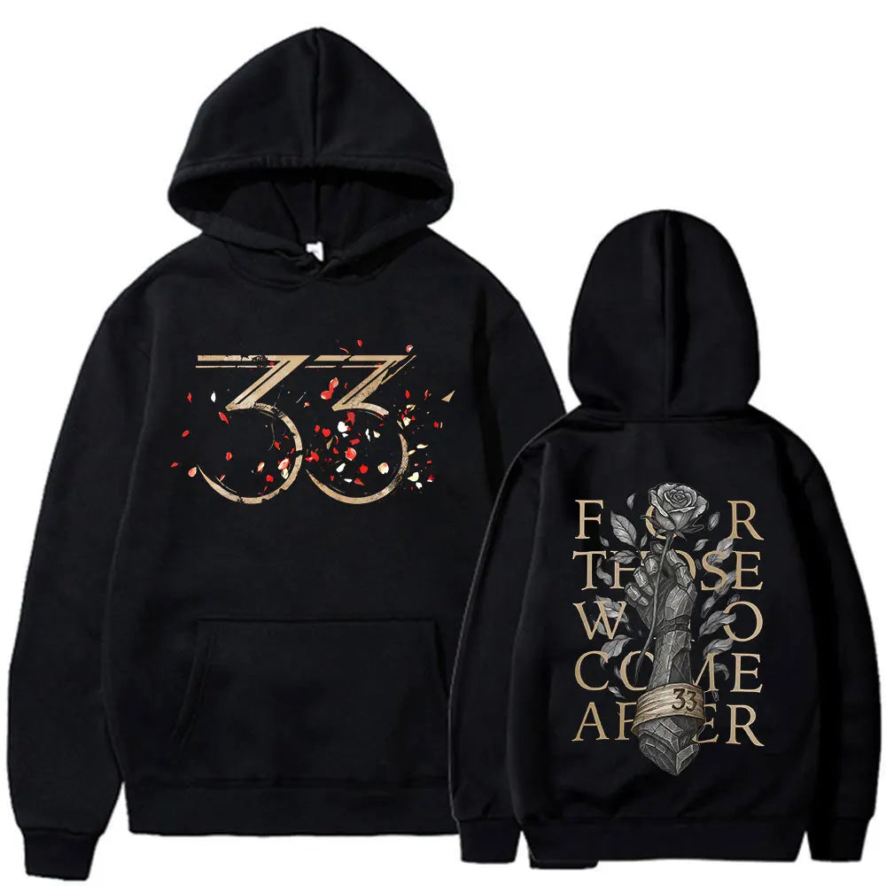 Game Clair Obscur Expedition 33 for Those Who Come After Hoodies Men Clothing Casual Long Sleeves Hooded Sweatshirts Streetwear