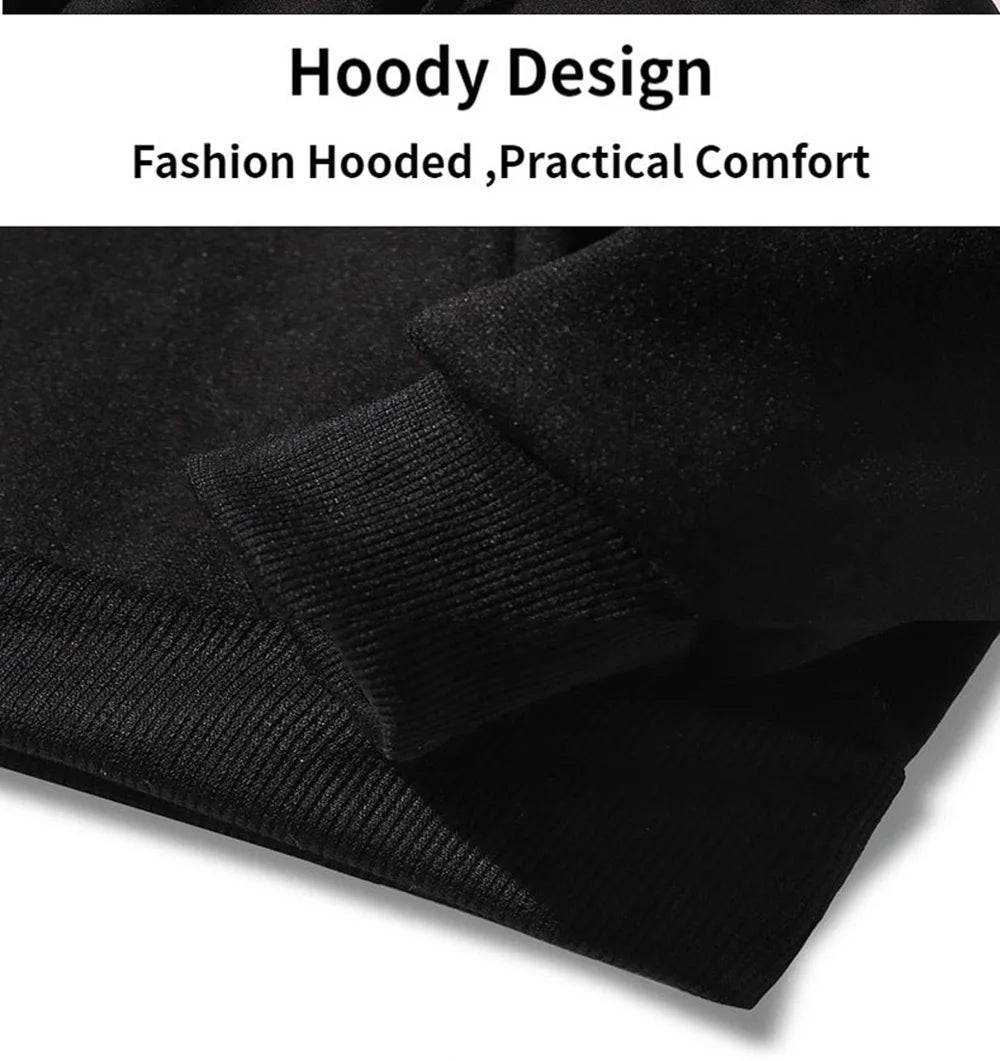 Funny Stranger Floral Pattern Printed Hoodies Mens Letter Style Streetwear Fashion Loose Street Hoody Fleece Pullover Men Hoodie