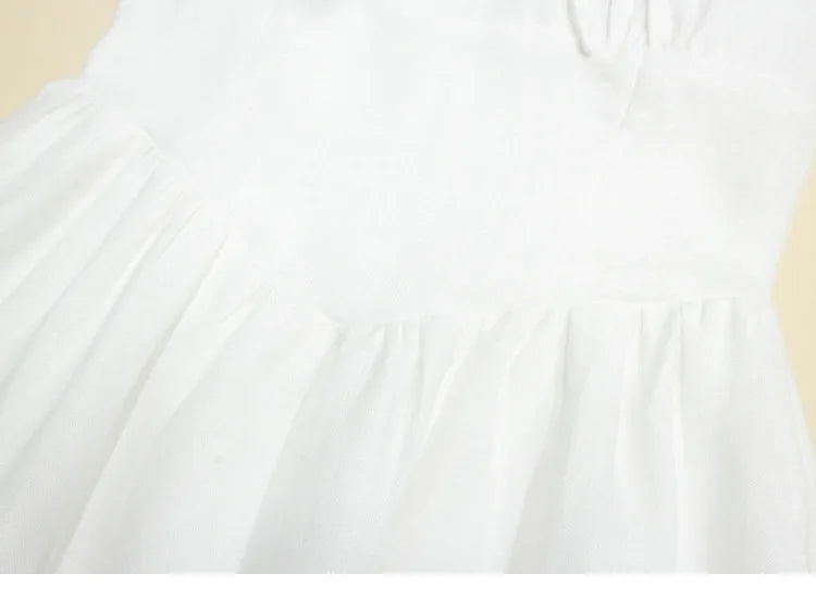 Floral Print Linen Square Collar Lace Up Mid Length Dress