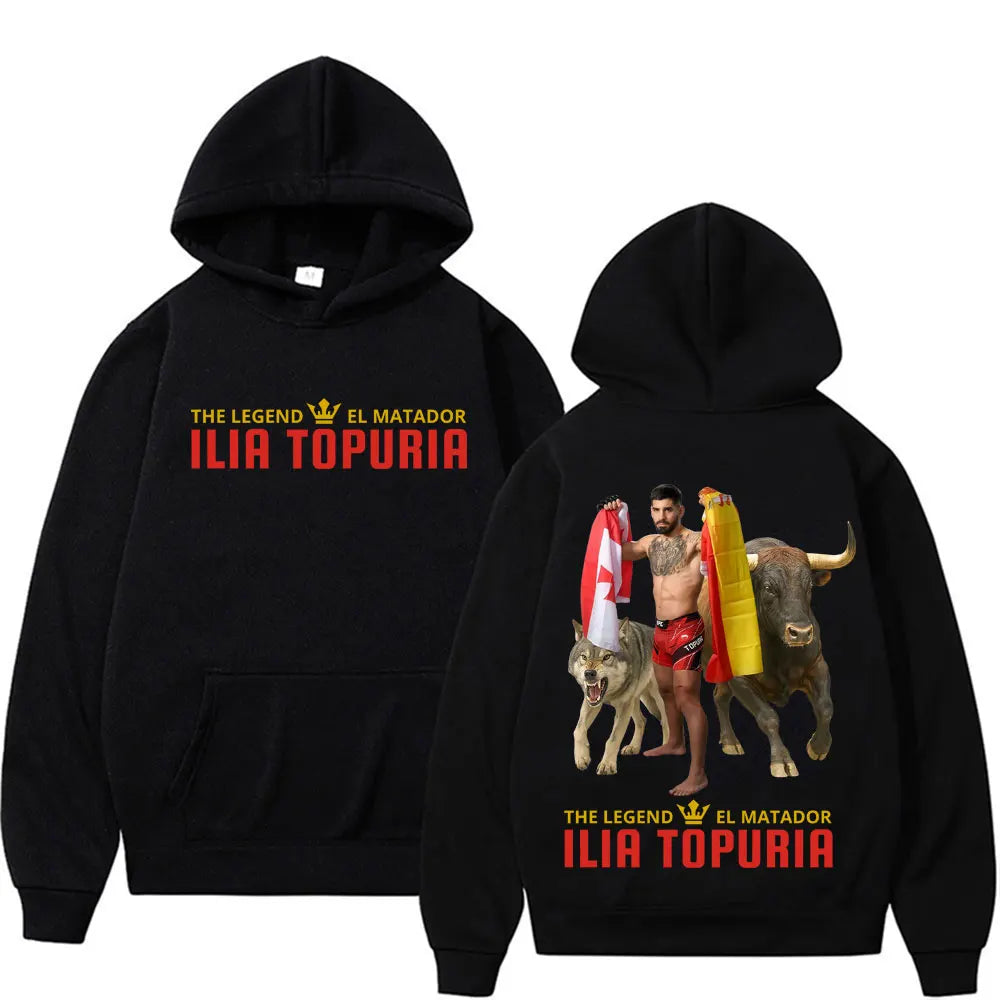 Vintage Graphic Hoodies Men's Clothing Fashion Gothic Oversized Hoodie Casual Fleece Comfort Sweatshirts
