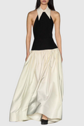Yeats Halterneck Collar Sleeveless Midi Dress