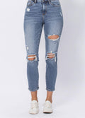 Judy Blue - High Rise Destroyed Slim Fit Jeans