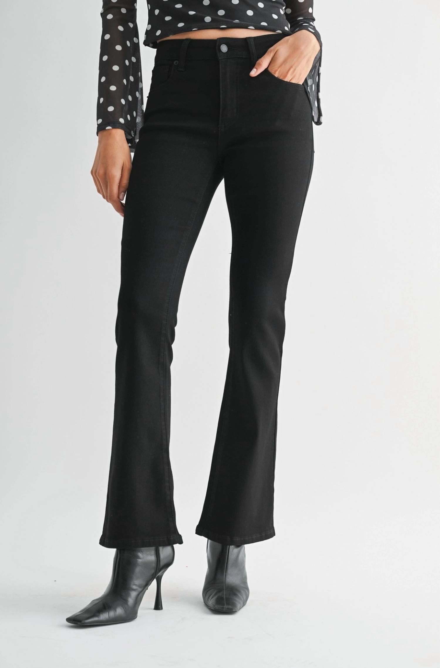 Just Usa - Riley Mid Rise Bootcut Jean