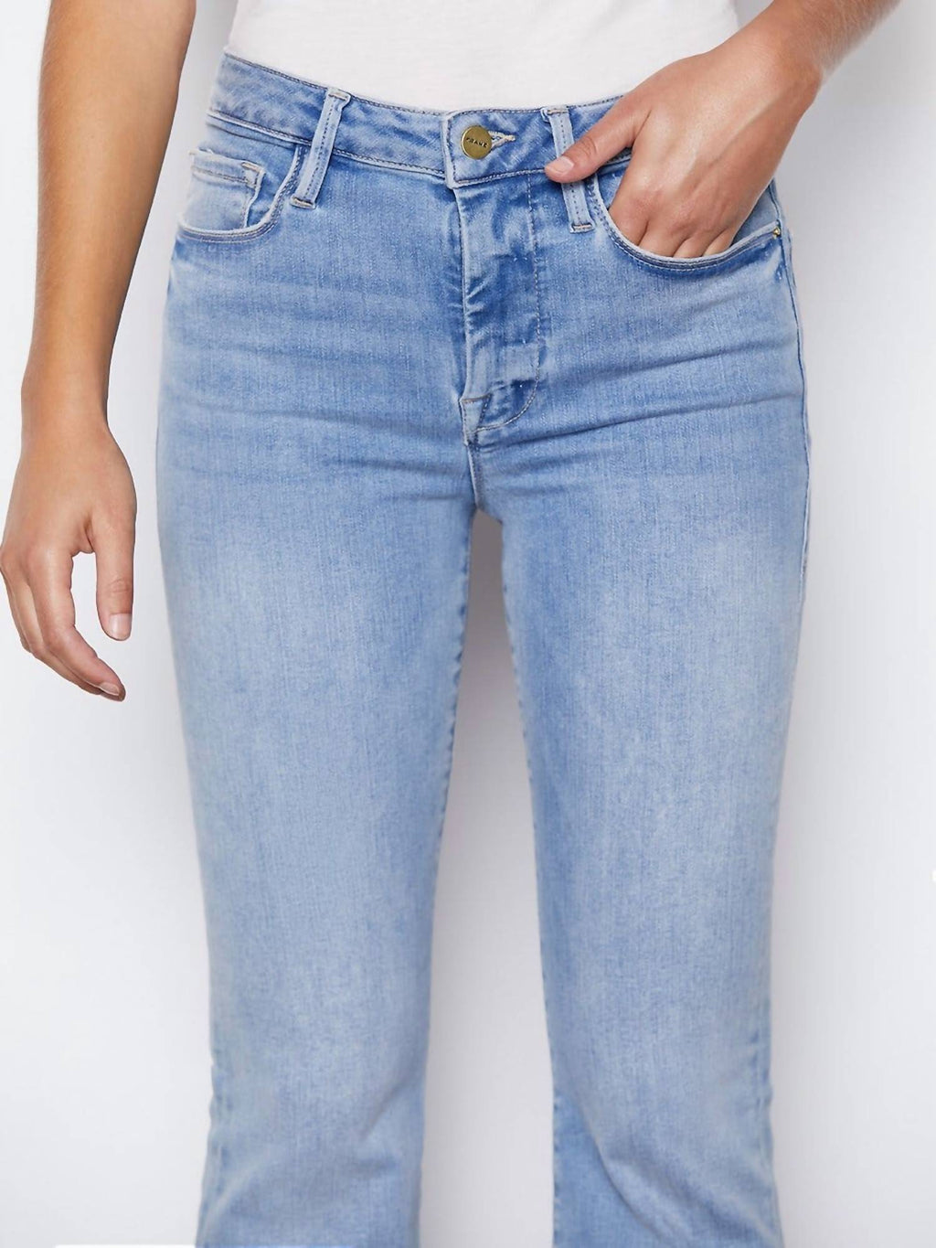 Frame - Le One Crop Mini Boot Jean