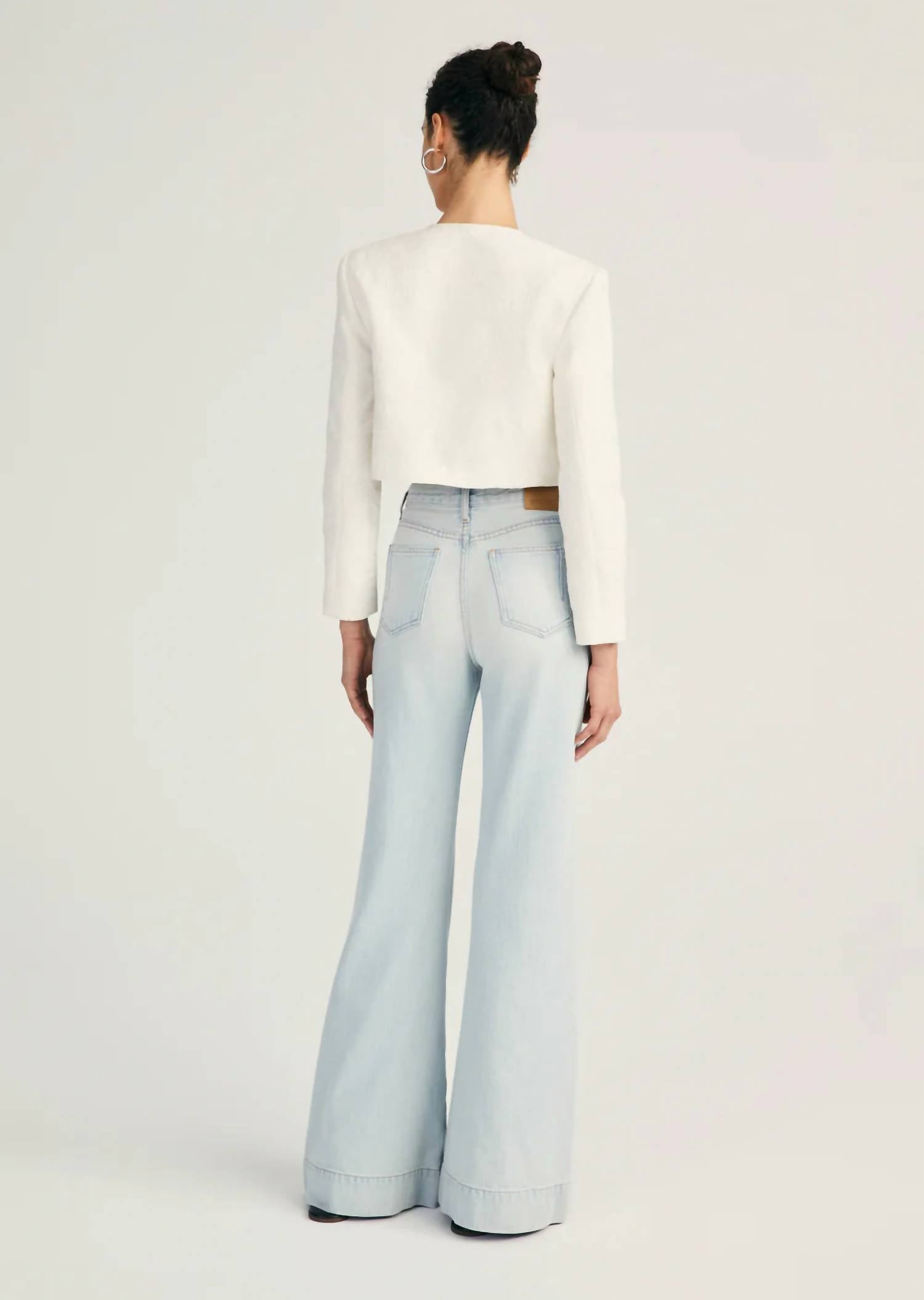 Derek Lam 10 Crosby - Coralie High Rise Wide Leg Jeans