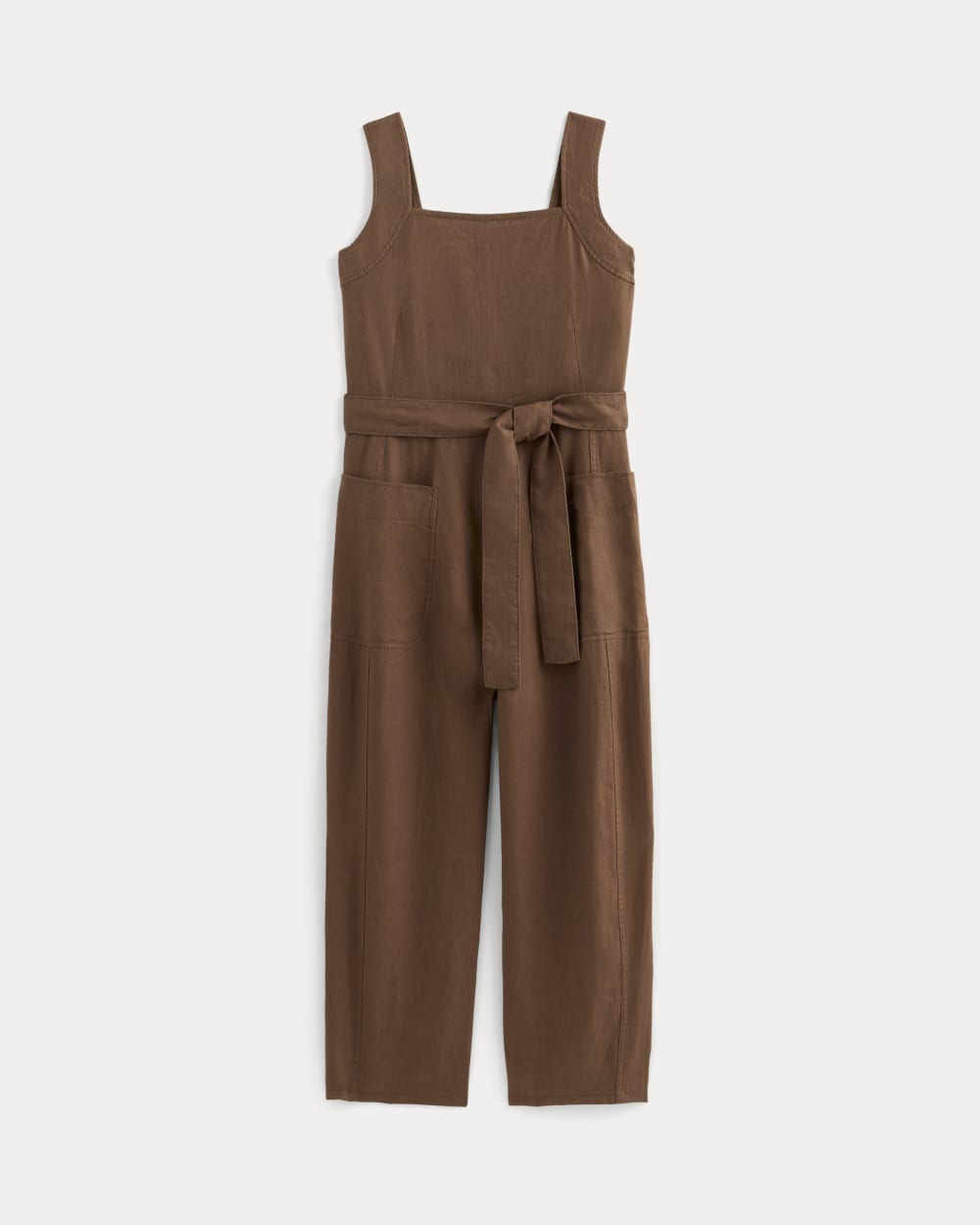 The Utility Coverall in Linen | Cedarwood