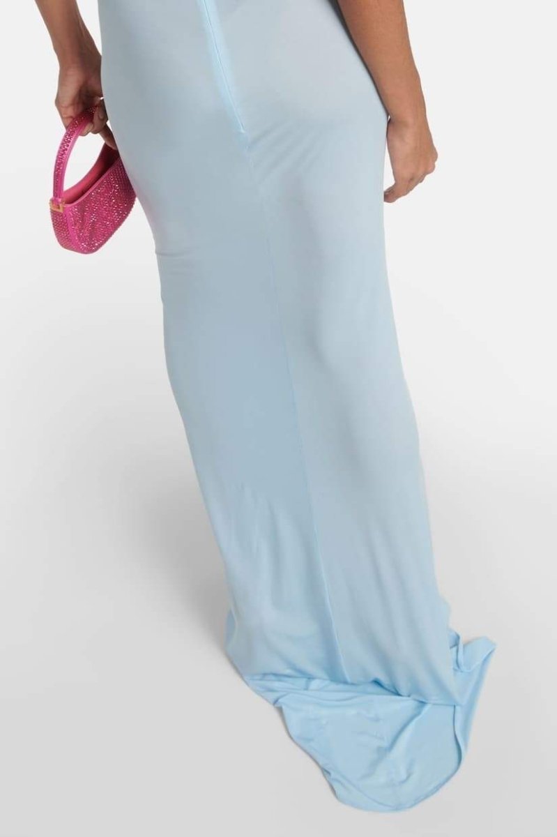 Alexia Halterneck Floral-appliqu¨¦ Maxi Dress