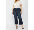 Mica Denim - High Rise Crop Flare Jean