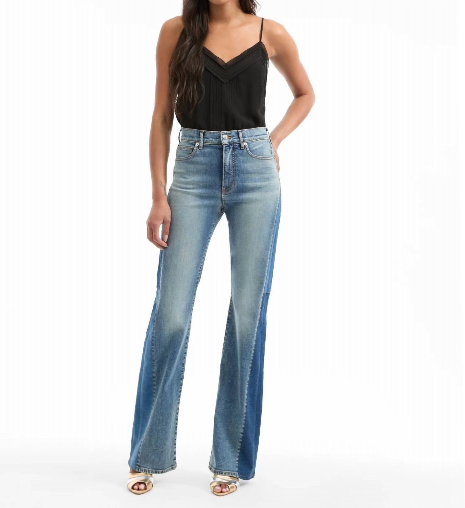 Veronica Beard - Beverly High Rise Skinny Flare Jeans
