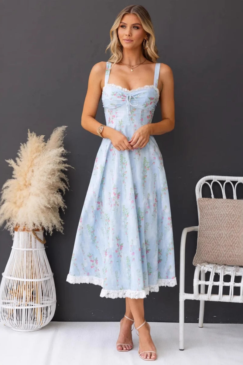 Summer New Sexy Print Slip Dress