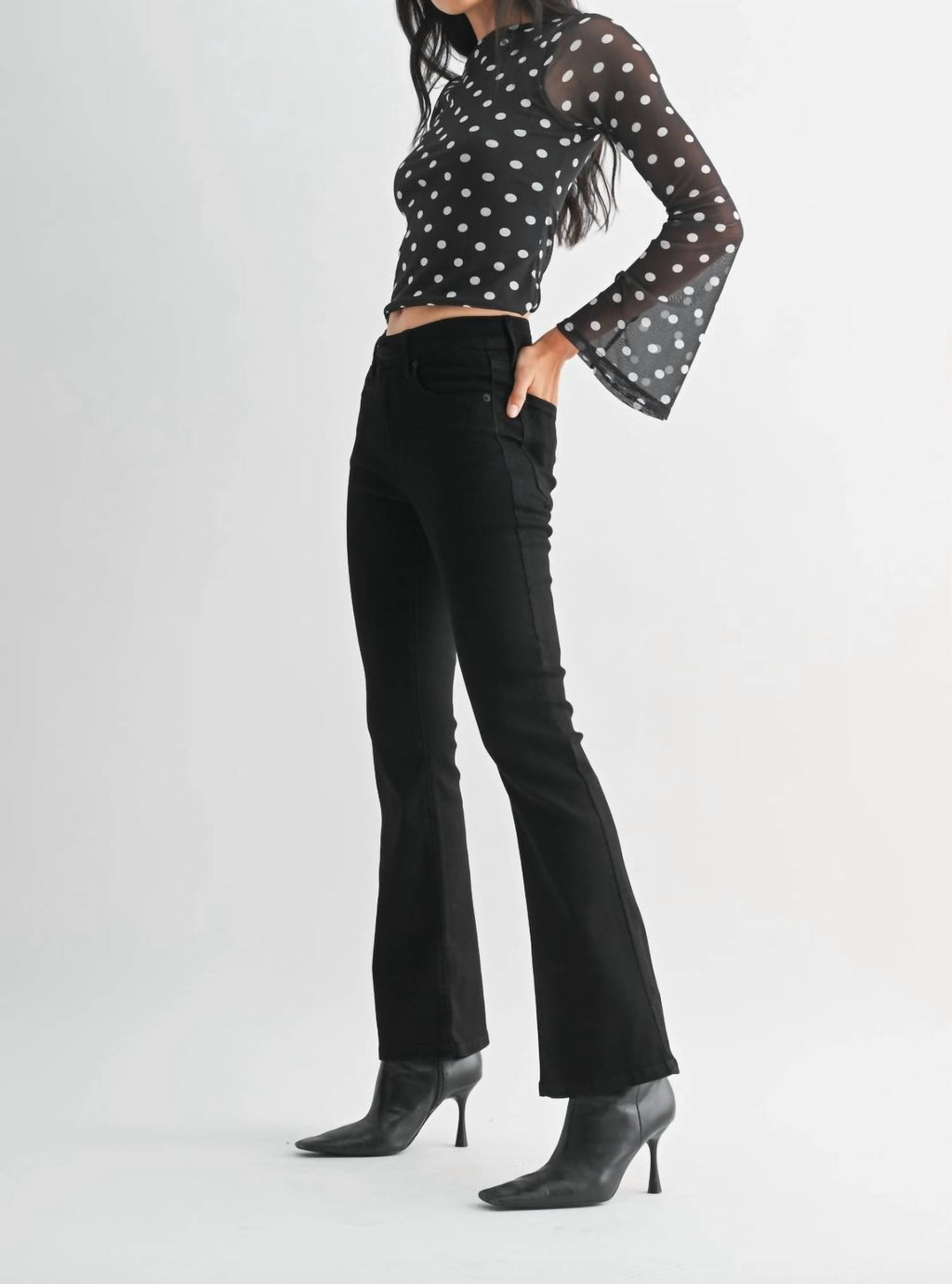 Just Usa - Riley Mid Rise Bootcut Jean