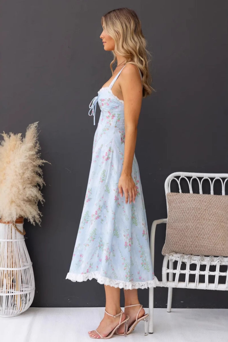 Summer New Sexy Print Slip Dress