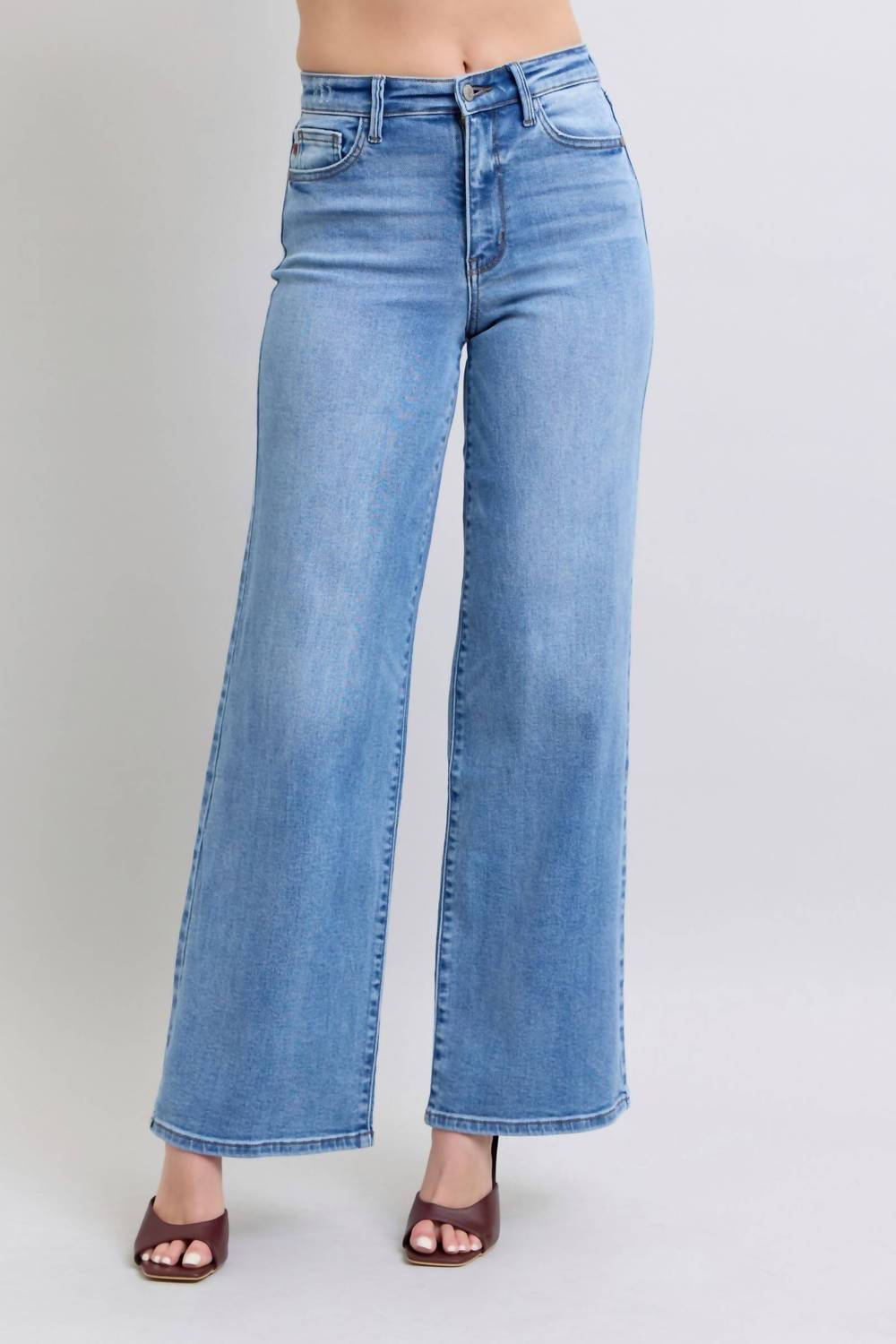 Judy Blue - Goldie Vintage Wide Leg Jean