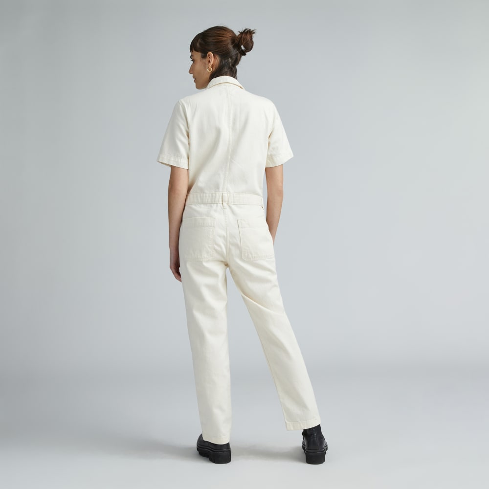 The Supersoft Jean Coverall | Seeded Ecru