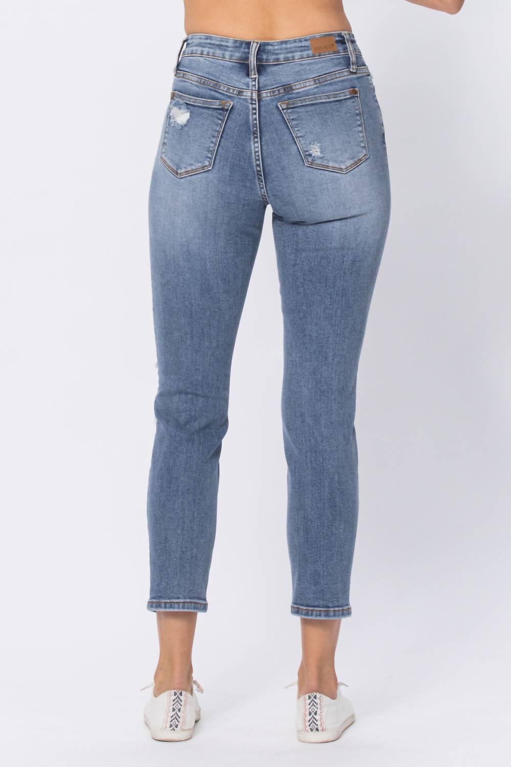 Judy Blue - High Rise Destroyed Slim Fit Jeans