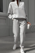 Casual Sweatshirt and Trousers Two-piece Suit