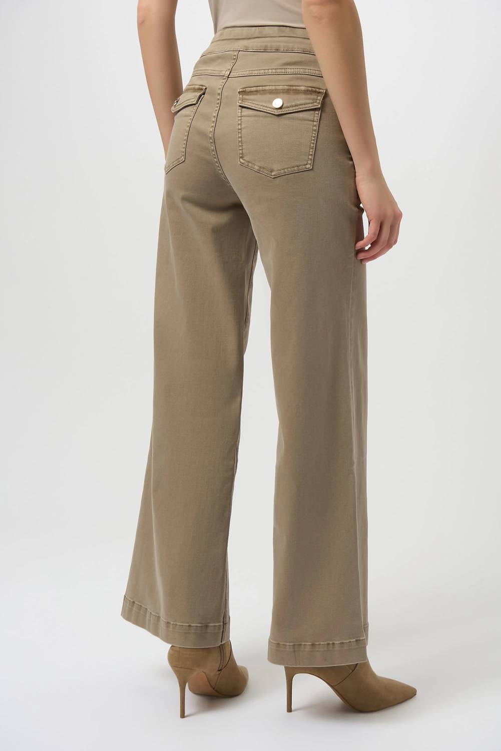 Joseph Ribkoff - Pull On Stretch Wide Leg Jeans